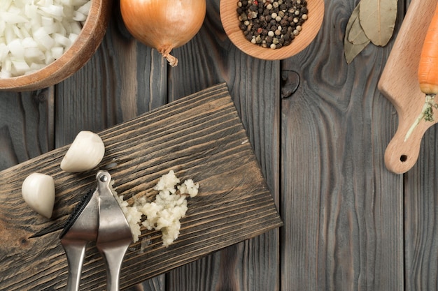 Kuchenny blat z przyprawami